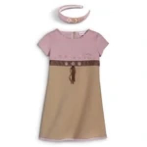 American Girl Flower Garden Dress and headband